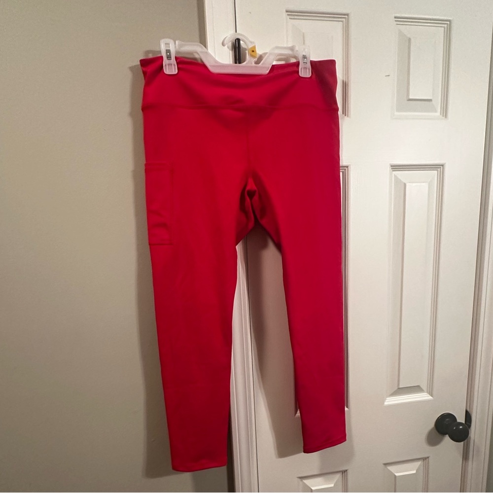 Salty Honey red leggings